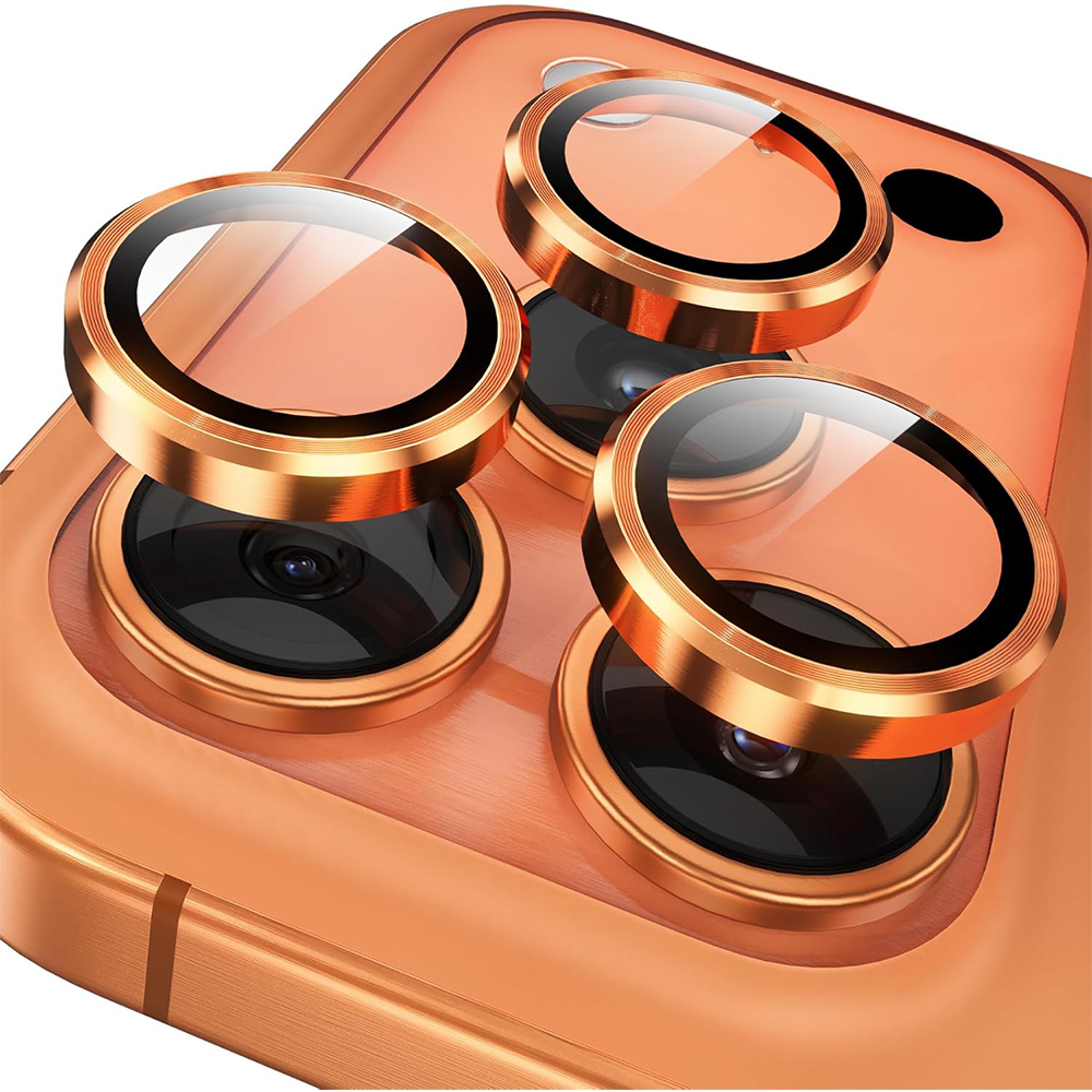 Phone Cases Orange - Cosmic Orange Camera Lens Protector Cover