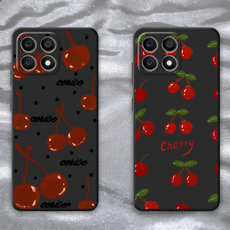 Phone Cases Honor - Vintage Cherry Case for Honor X7b