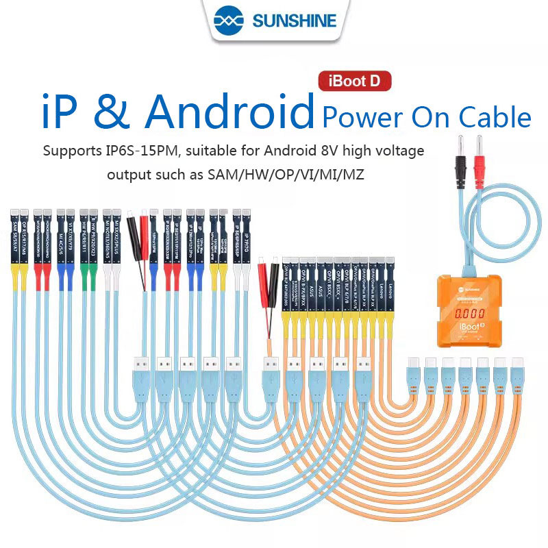 Phone Cases Rubber - SUNSHINE iBoot-D 8V High-Voltage Power-On Cable