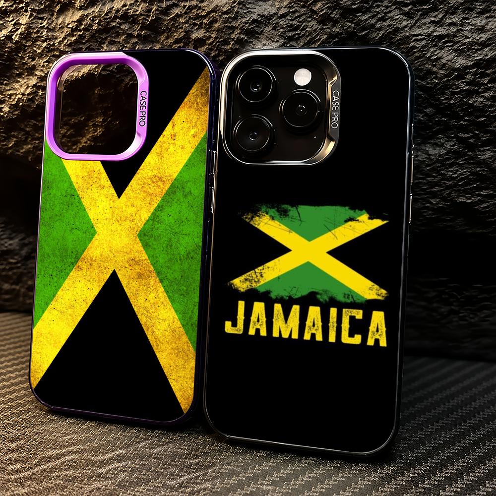 Phone Cases Jamaica - Sports Jamaica Flag football Phone Case