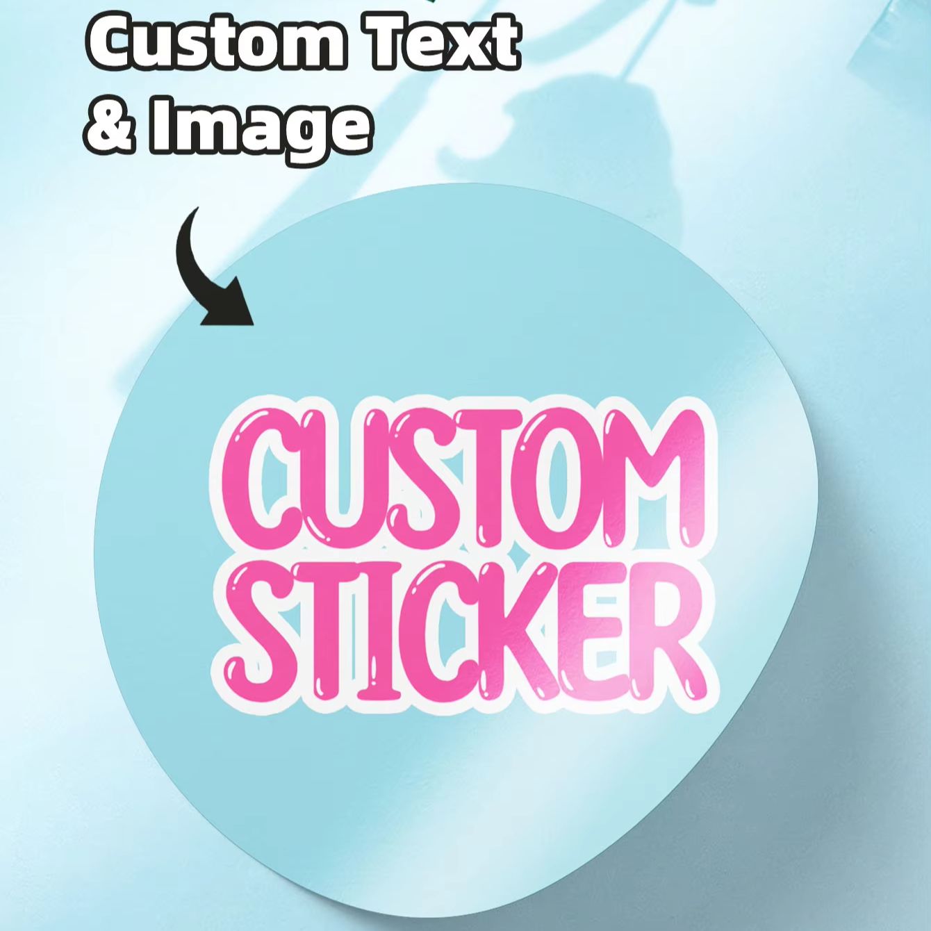 Phone Cases Brands - 1-120PCS Custom Round Waterproof Stickers with