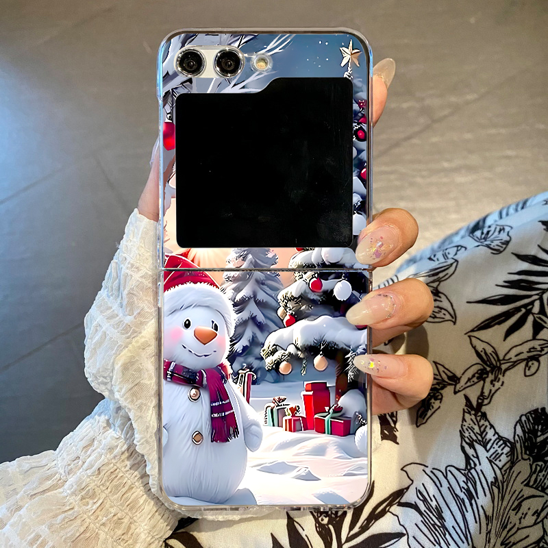 Phone Cases Hard - Christmas Snowman Elk Phone Case For