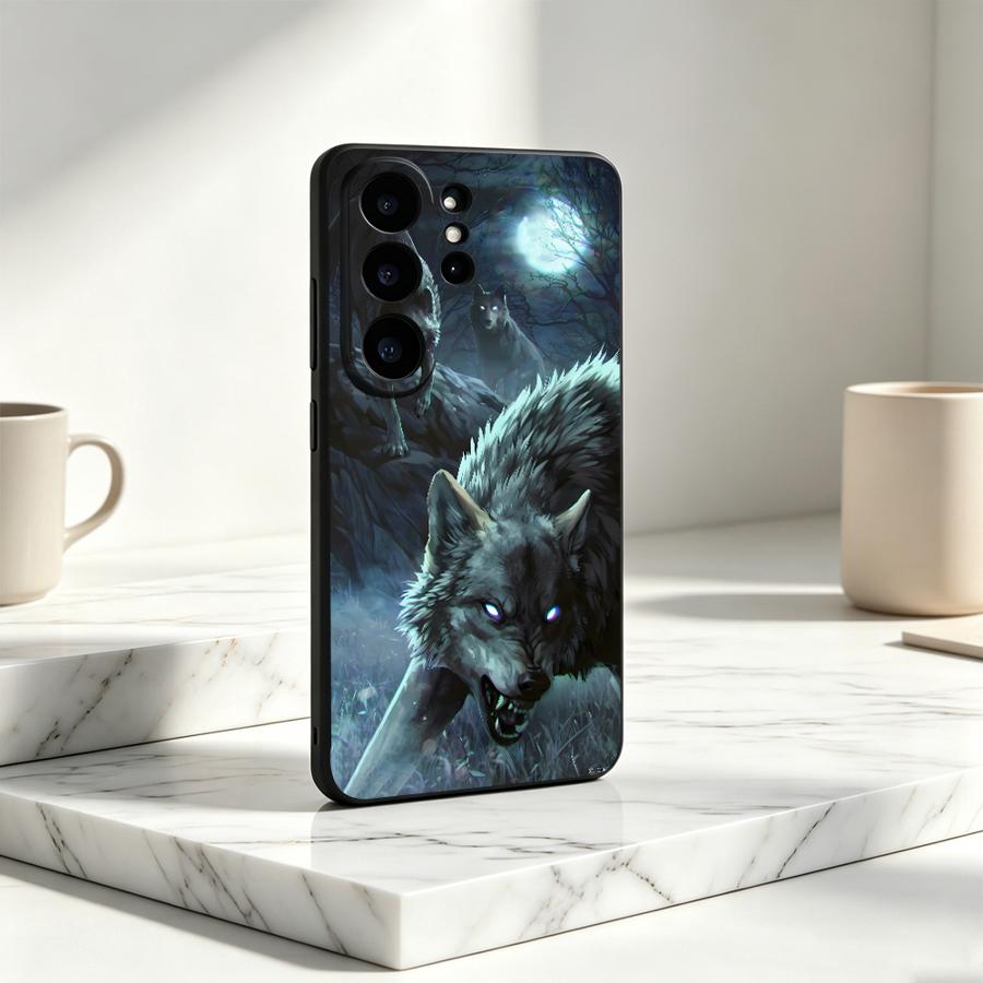 Phone Cases Under $20 - Wolf Pack Under Moon Case for