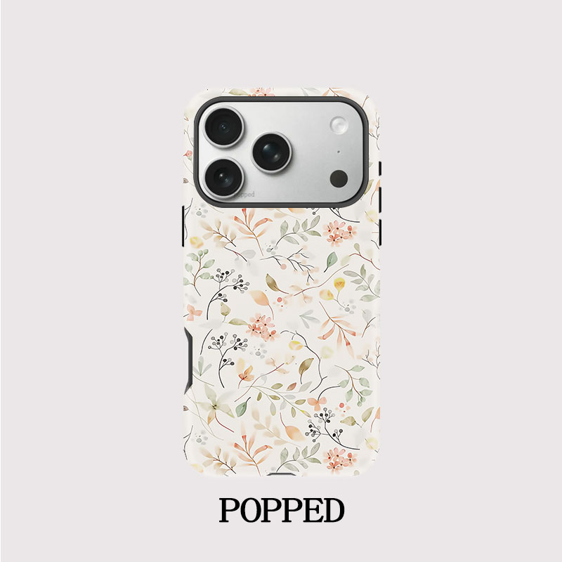 Phone Cases Wildflower - White wildflowers Magnetic Phone Case for
