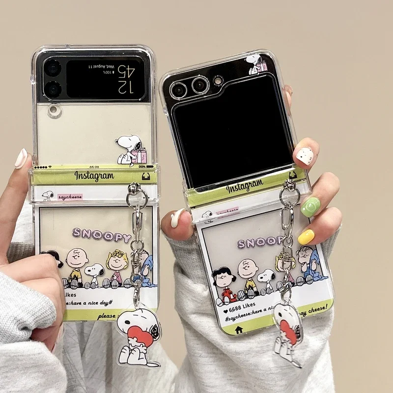 Phone Cases Brown - Cute Cartoon Snoopy Charlie Brown Transparent