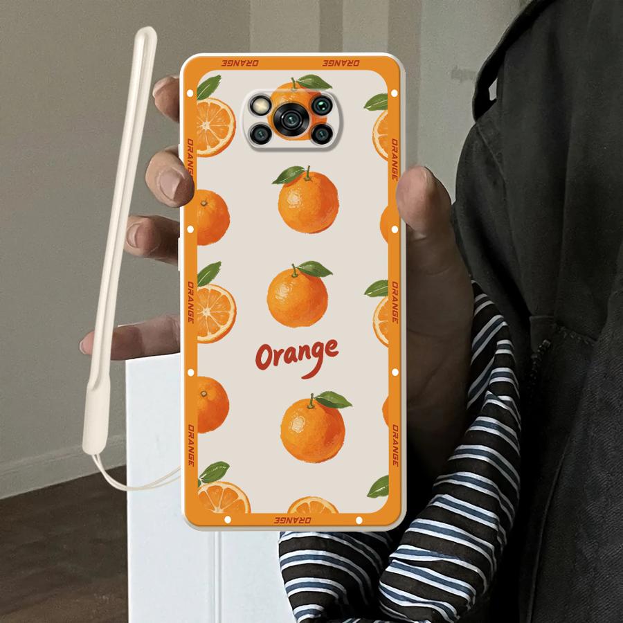 Phone Cases Orange - Soft Funda Back Phone Cover Case