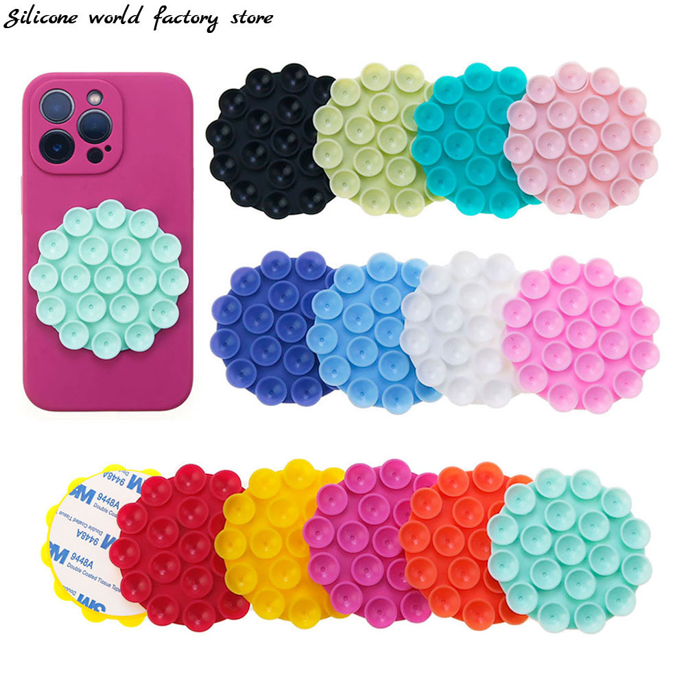 Phone Cases Rubber - Silicone World Round Silicone Suction Cup