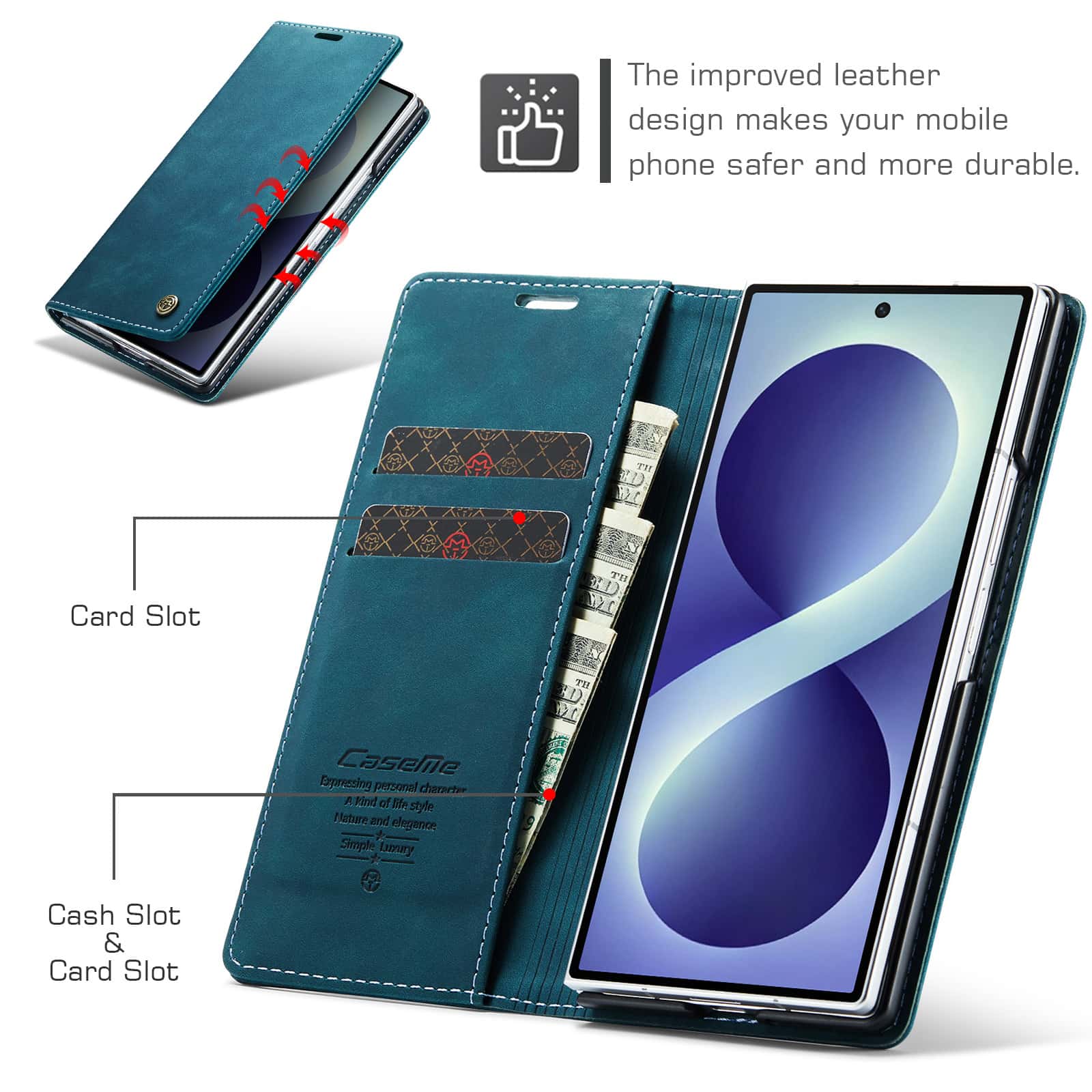 Leather Flip Wallet Case for S - Leather Folio Wallet Case ulasan dan harga