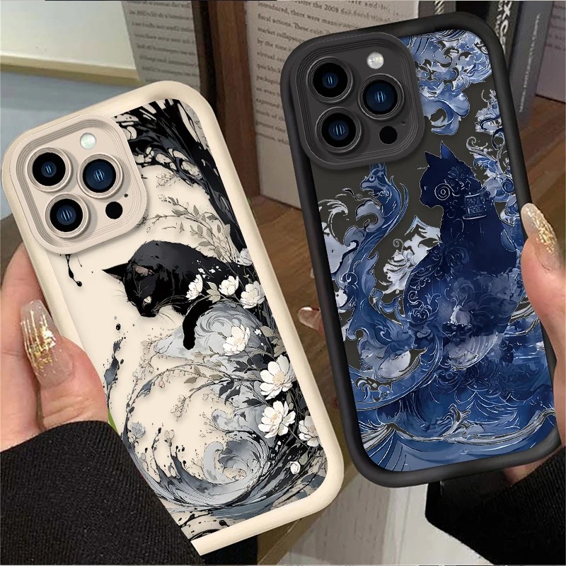 Oil Painting Artistic Cat Phon - Phone Cases Moto G 2025 ulasan dan harga