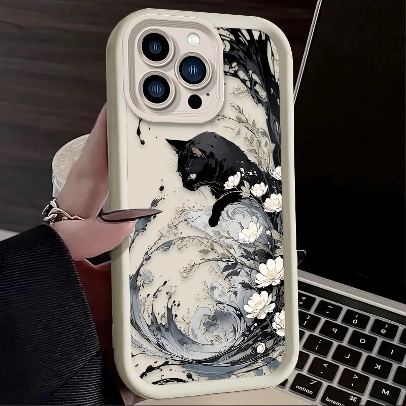 Oil Painting Artistic Cat Phon - Phone Cases Moto G 2025 ulasan dan harga