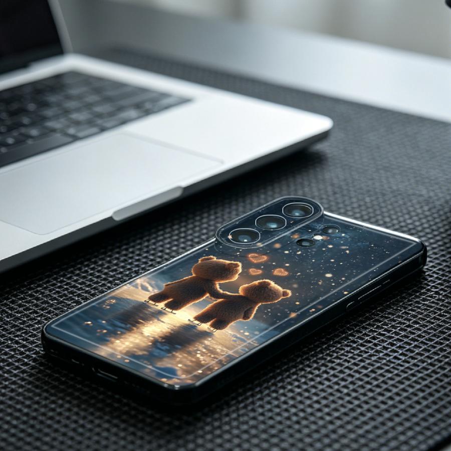 Bear Couple Under Starry Sky P - Phone Cases Under $20 ulasan dan harga