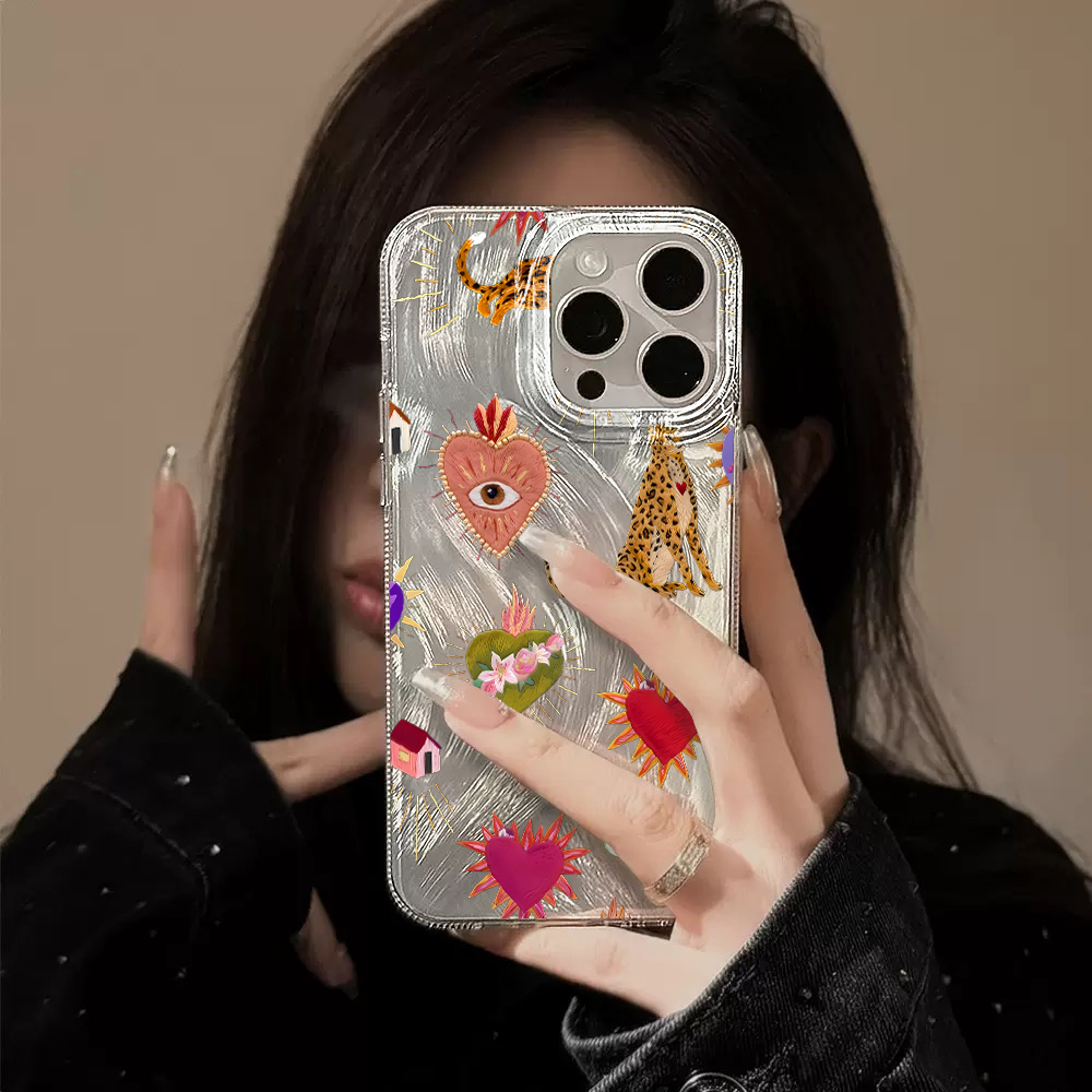 Mystical Leopard Ins style Pho - Phone Cases Hard ulasan dan harga