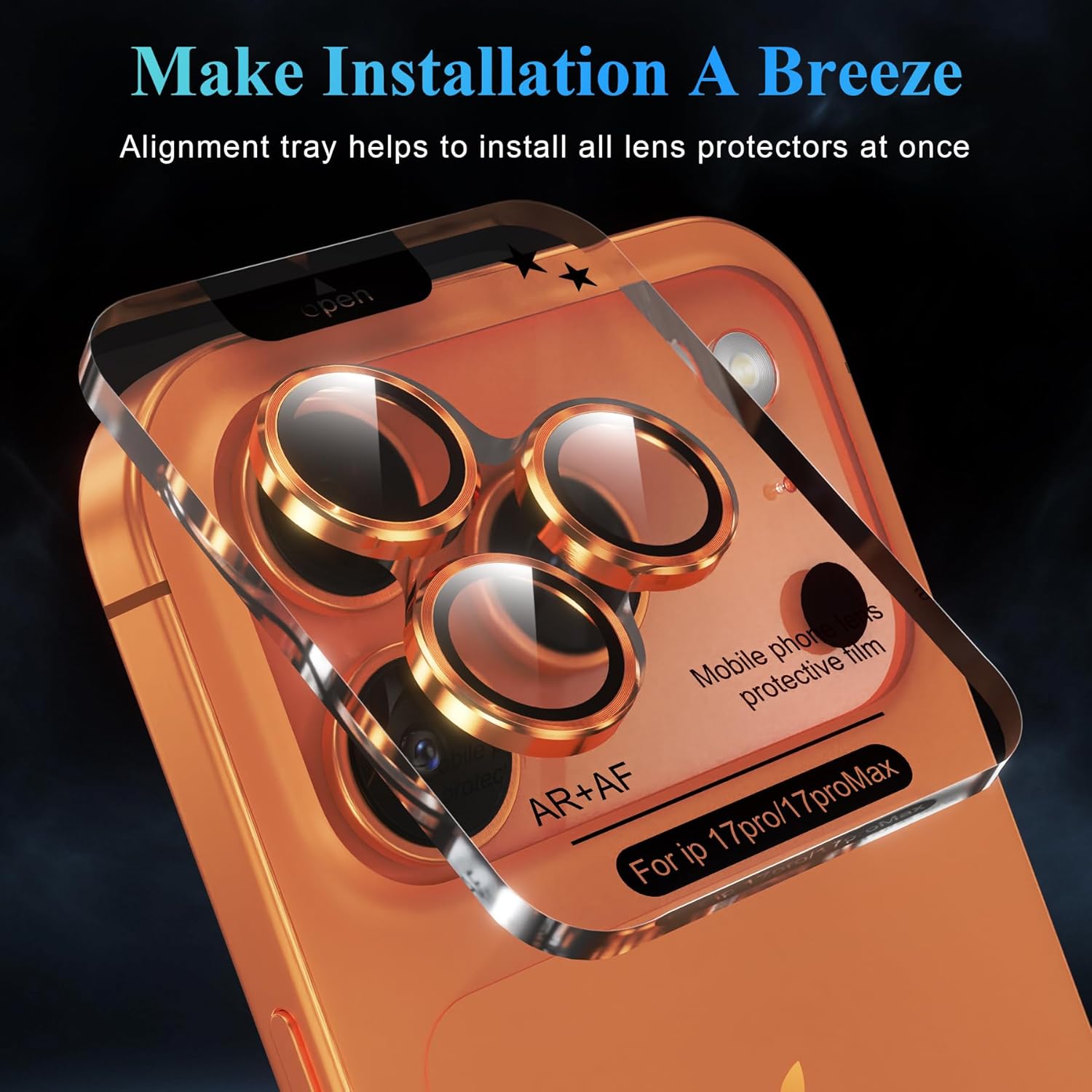Cosmic Orange Camera Lens Prot - Phone Cases Orange ulasan dan harga
