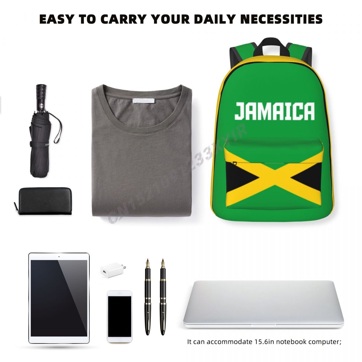 Unisex Backpack Jamaica Flag J - Phone Cases Jamaica ulasan dan harga