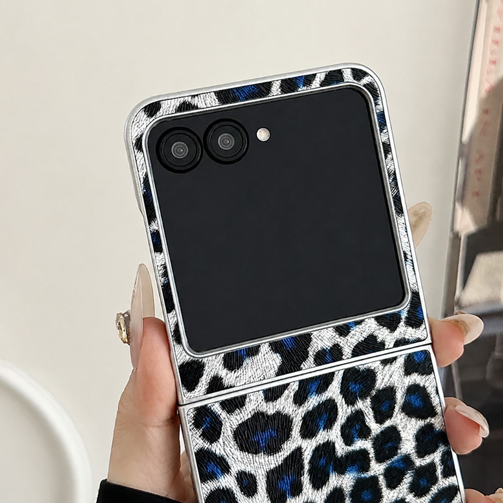 Leopard Print Folding Flip Pho - Phone Cases Brown ulasan dan harga