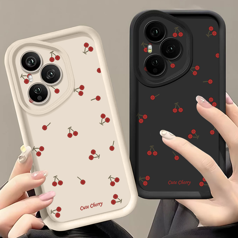 Mini Red Cherry Printed Soft T - Phone Cases Honor ulasan dan harga