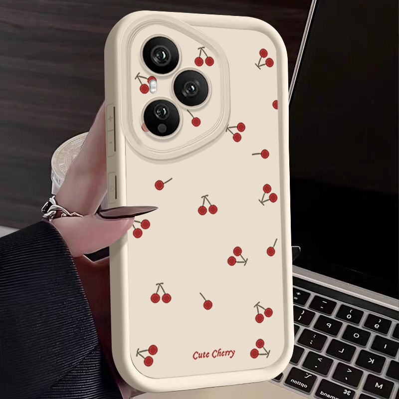 Mini Red Cherry Printed Soft T - Phone Cases Honor ulasan dan harga