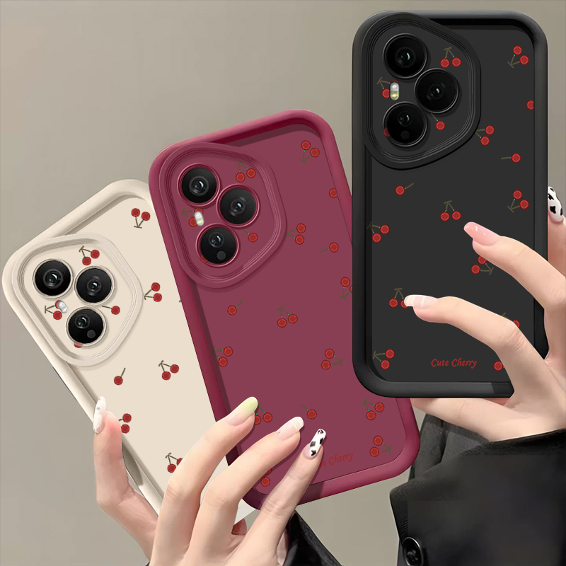 Mini Red Cherry Printed Soft T - Phone Cases Honor ulasan dan harga