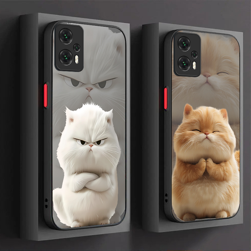 Cartoon Angry Cat Couple Style - Phone Cases Hard ulasan dan harga