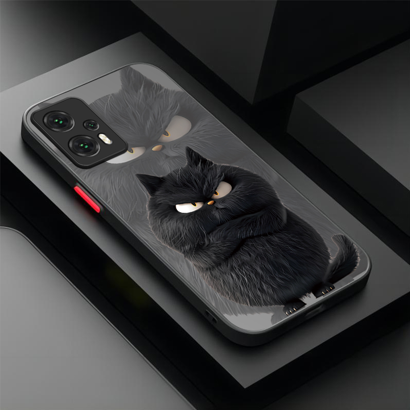 Cartoon Angry Cat Couple Style - Phone Cases Hard ulasan dan harga