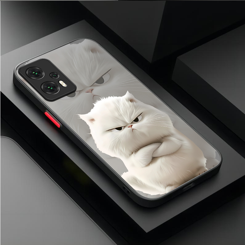 Cartoon Angry Cat Couple Style - Phone Cases Hard ulasan dan harga
