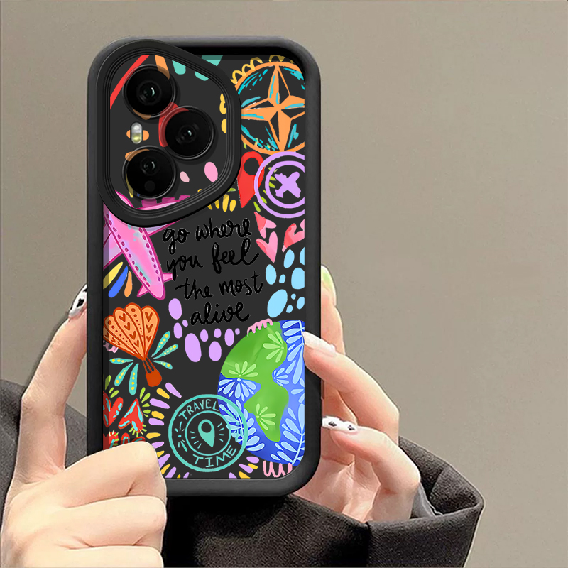 Airplane Painting Pattern Phon - Phone Cases Honor ulasan dan harga