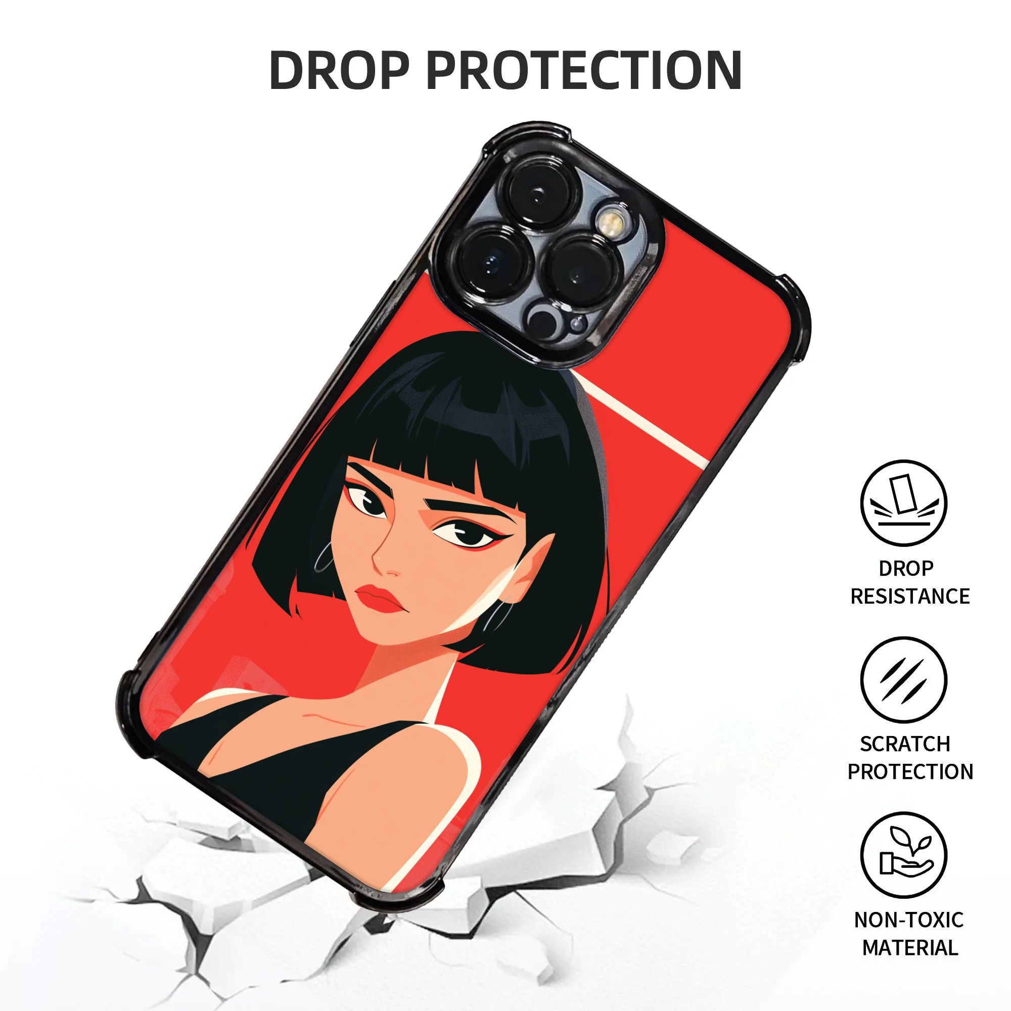 New Armor Bumper Shockproof An - Phone Cases Cool Girl ulasan dan harga