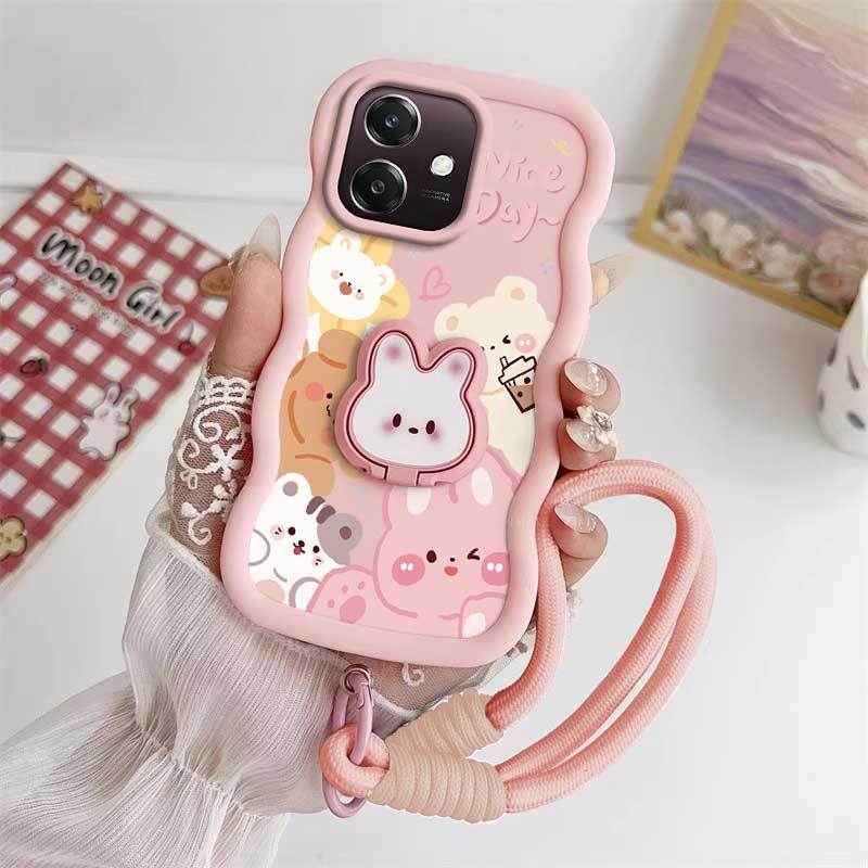 3pcs( Cute Pink Rabbit Phone C - Phone Cases India ulasan dan harga