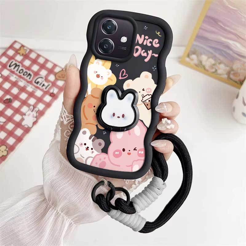 3pcs( Cute Pink Rabbit Phone C - Phone Cases India ulasan dan harga