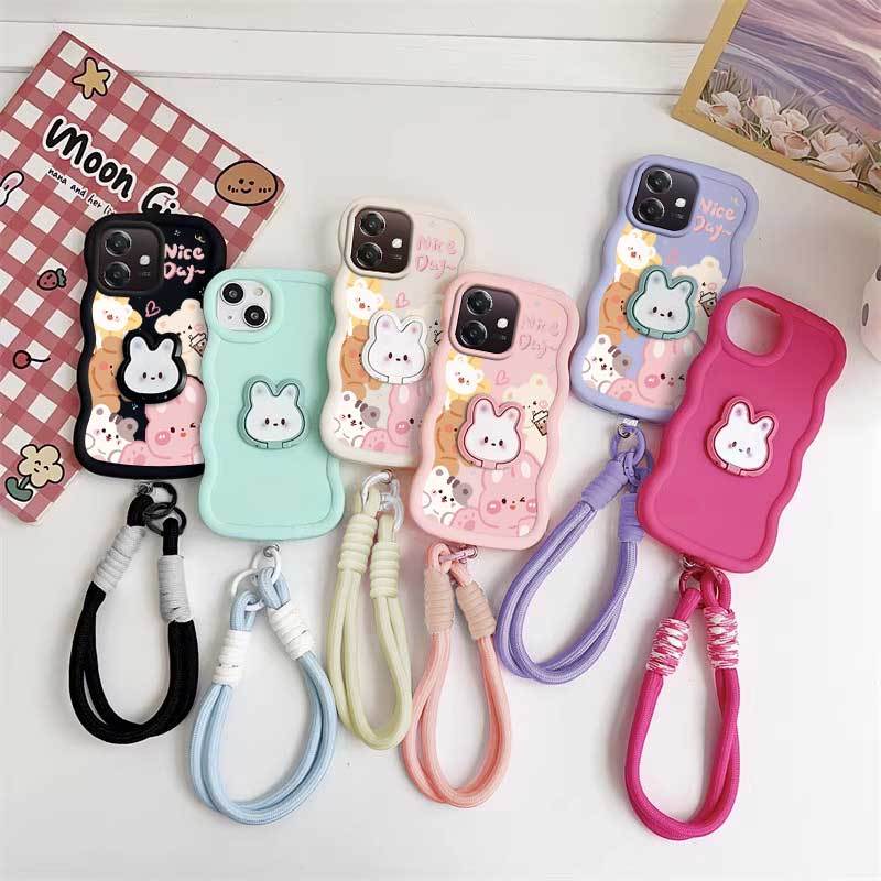 3pcs( Cute Pink Rabbit Phone C - Phone Cases India ulasan dan harga