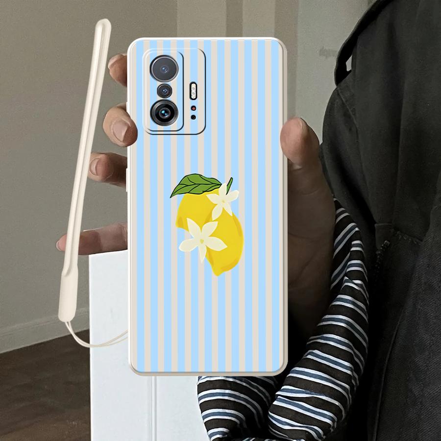 Lemon Cool Stripe Pattern Case - Phone Cases Iphone 11 ulasan dan harga