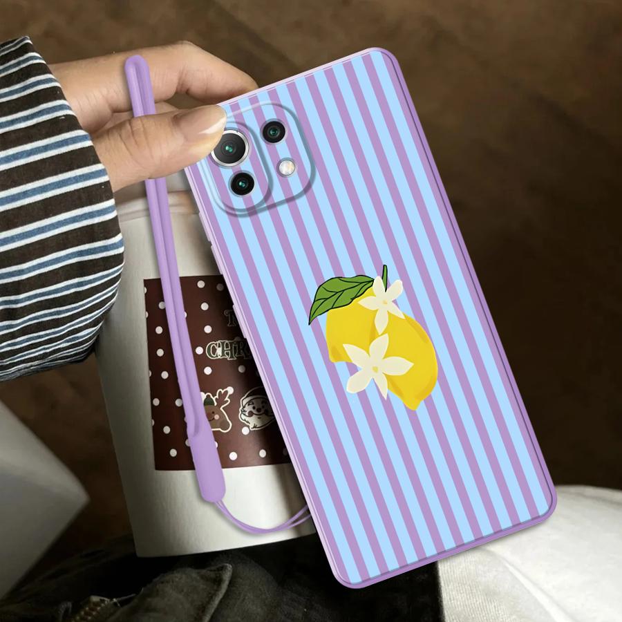 Lemon Cool Stripe Pattern Case - Phone Cases Iphone 11 ulasan dan harga