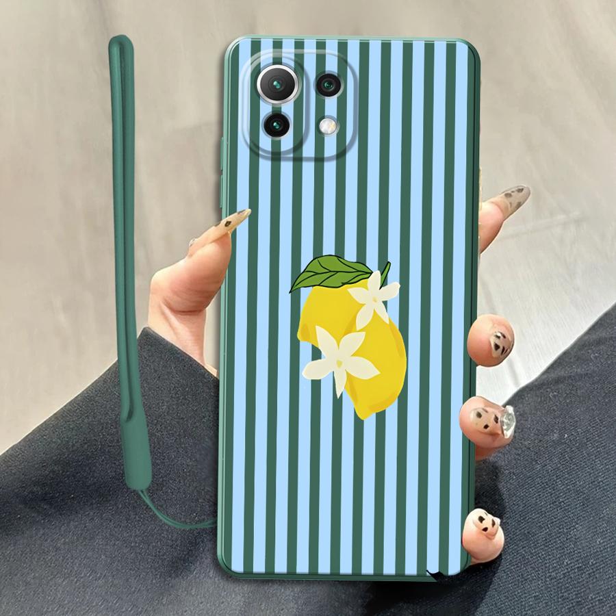 Lemon Cool Stripe Pattern Case - Phone Cases Iphone 11 ulasan dan harga