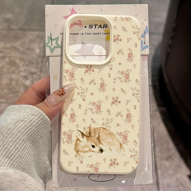 Cute Deer Full Floral Pattern  - Phone Cases Xr Iphone ulasan dan harga