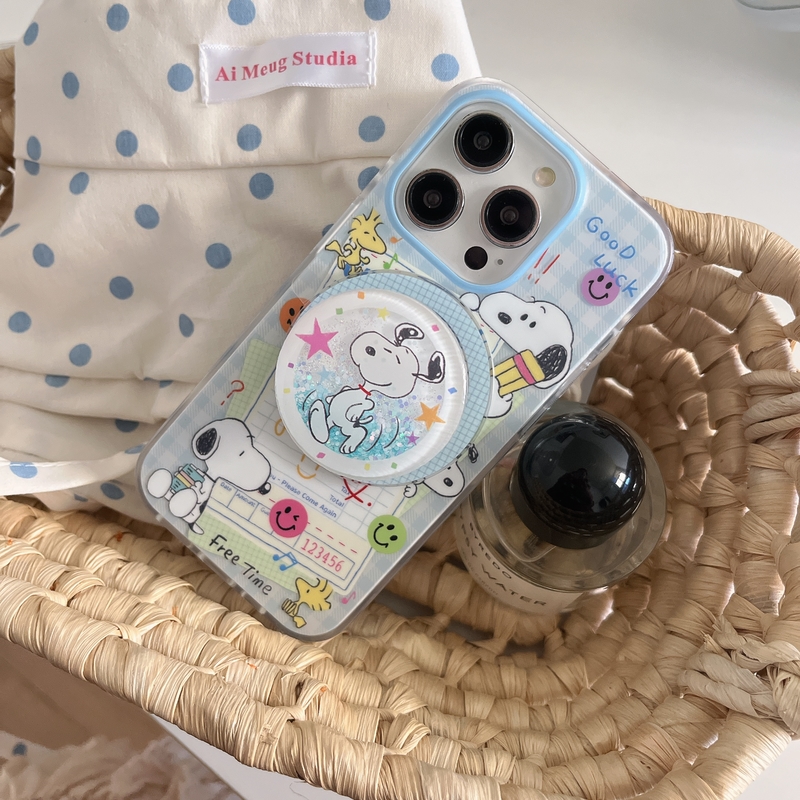 Cute Cartoon Snoopy Charlie Br - Phone Cases Brown ulasan dan harga