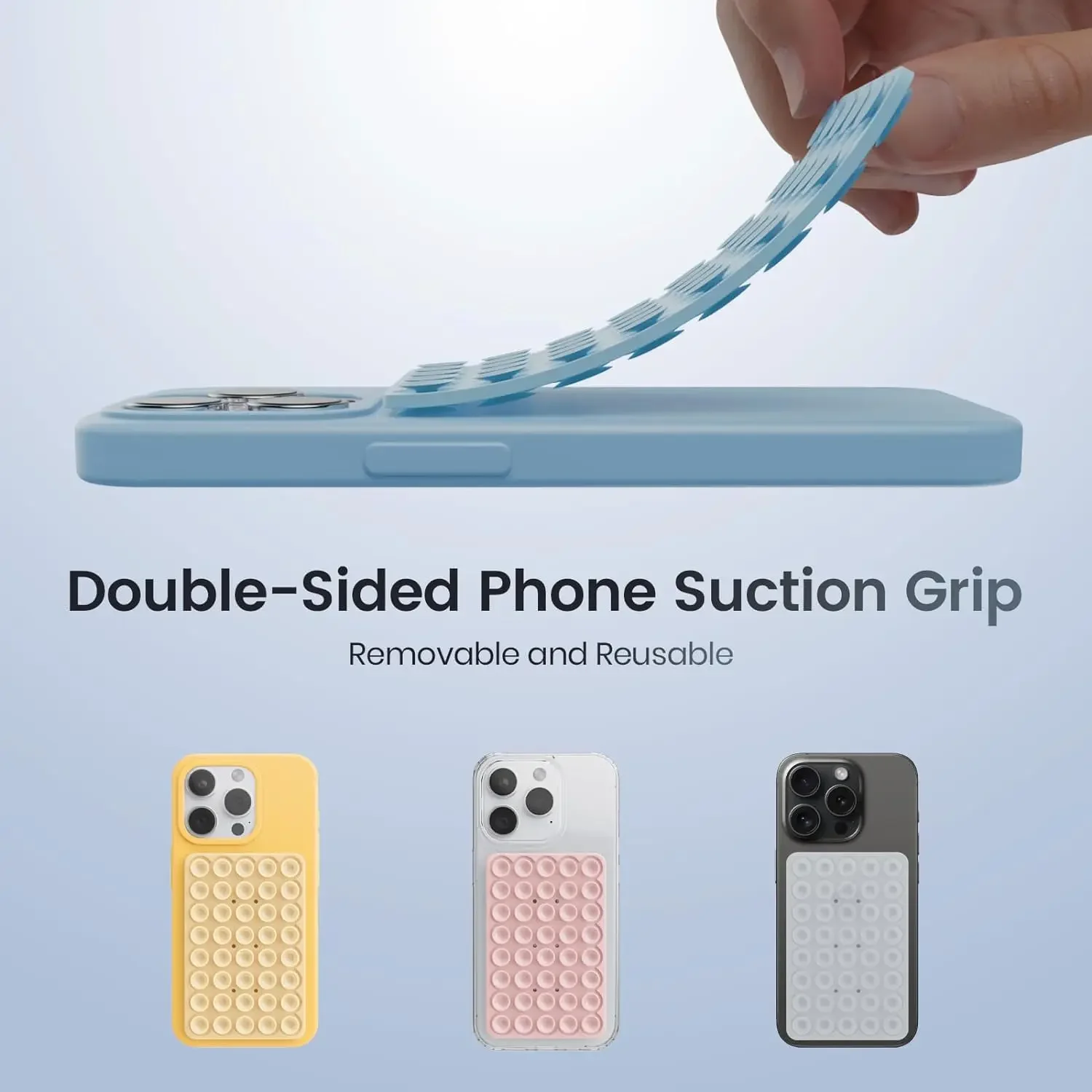 Double-Sided Suction Cup Phone - Phone Cases Rubber ulasan dan harga