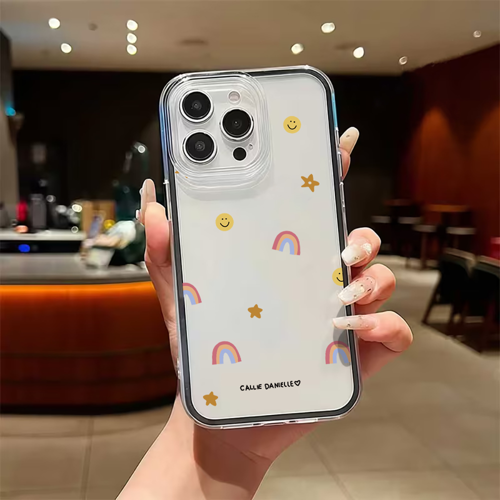 Cute Rainbow Clear Phone Case  - Phone Cases Xr Iphone ulasan dan harga
