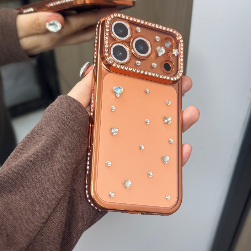 Handmade Jewelled Crystal Plat - Phone Cases Orange ulasan dan harga