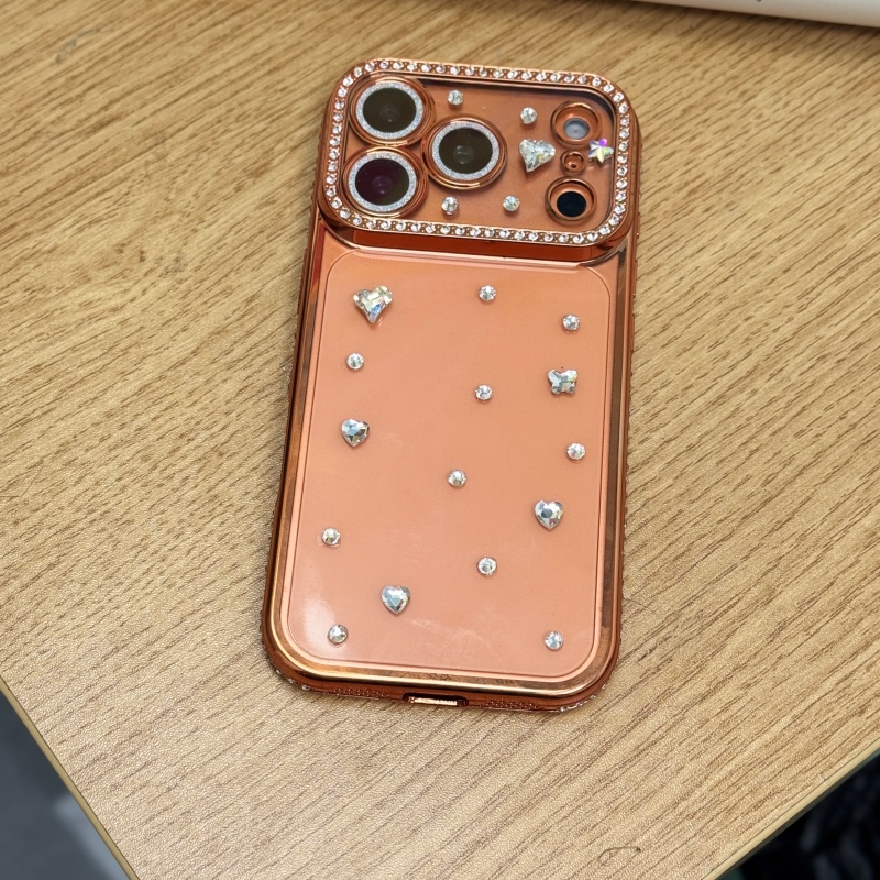 Handmade Jewelled Crystal Plat - Phone Cases Orange ulasan dan harga