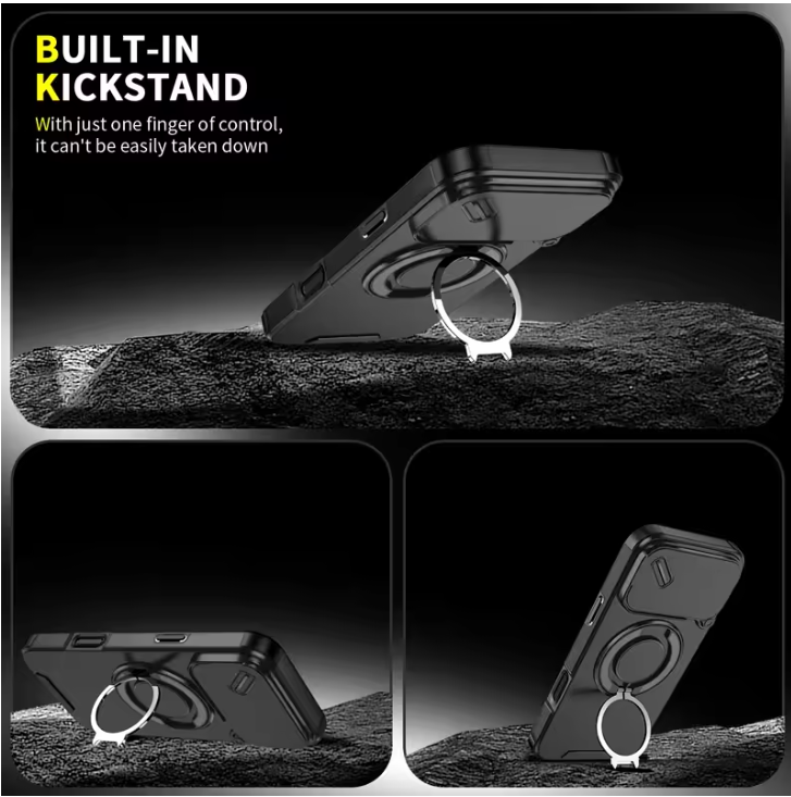 Armor Shockproof Magnetic Ring - Phone Cases Orange ulasan dan harga