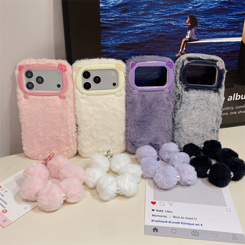 Luxury Solid Colors Furry Plus - Phone Cases Iphone 11 ulasan dan harga