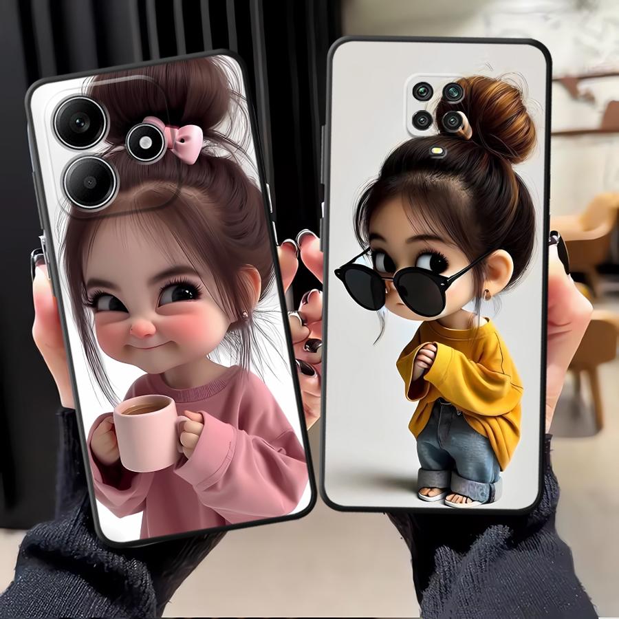 Cartoon Girl Pattern Funda Pho - Phone Cases Iphone 11 ulasan dan harga
