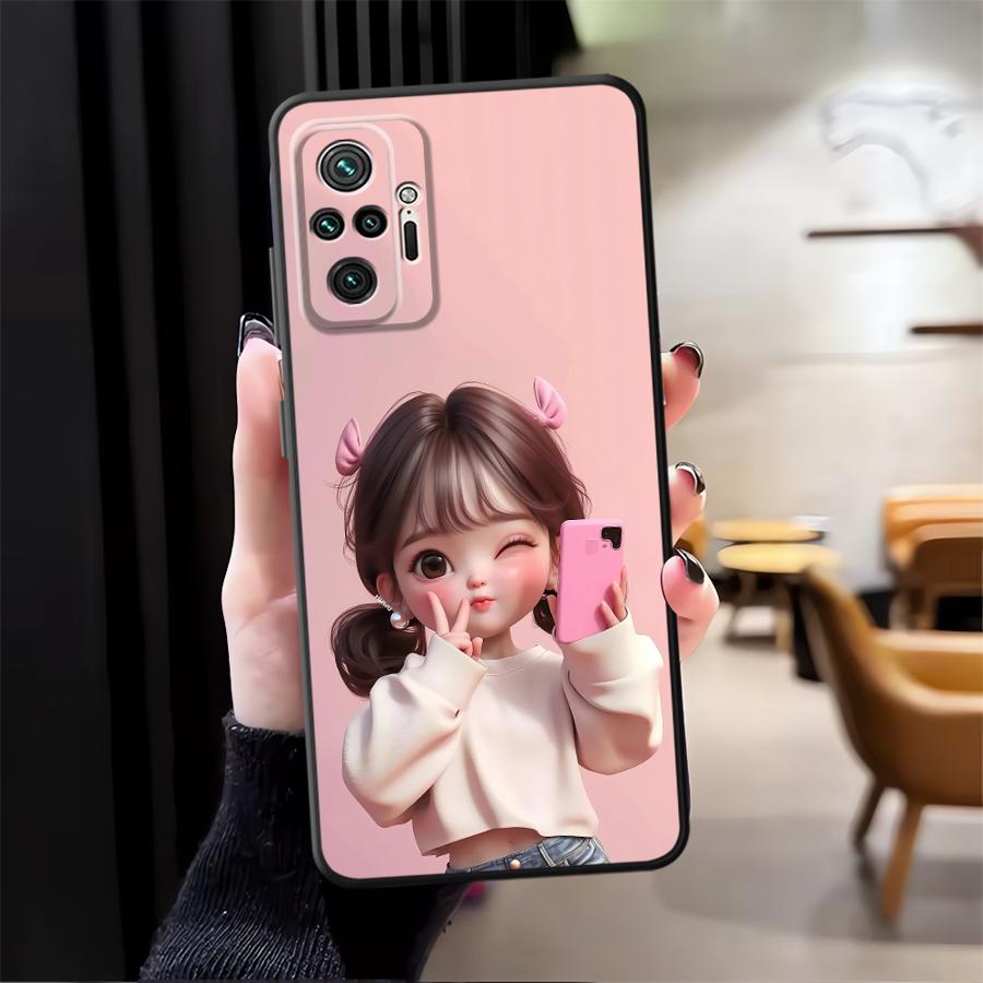 Cartoon Girl Pattern Funda Pho - Phone Cases Iphone 11 ulasan dan harga