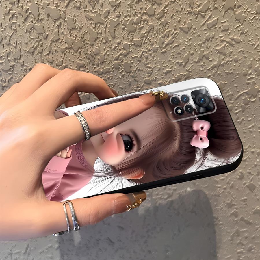 Cartoon Girl Pattern Funda Pho - Phone Cases Iphone 11 ulasan dan harga