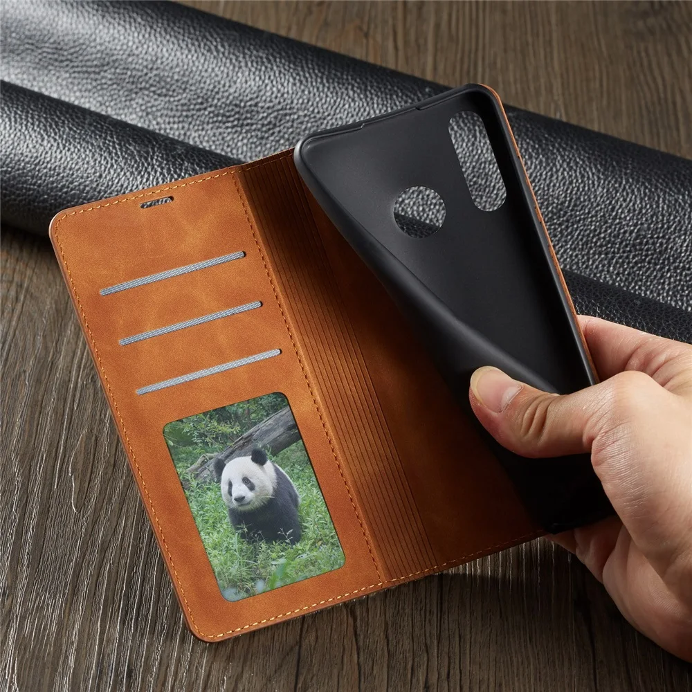 Leather Wallet Case for Huawei - Leather Folio Wallet Case ulasan dan harga