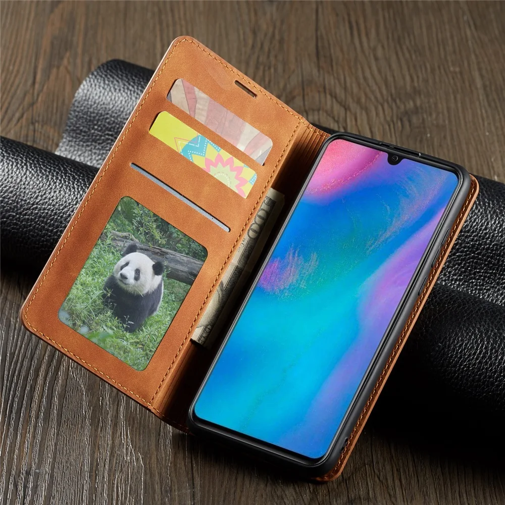Leather Wallet Case for Huawei - Leather Folio Wallet Case ulasan dan harga