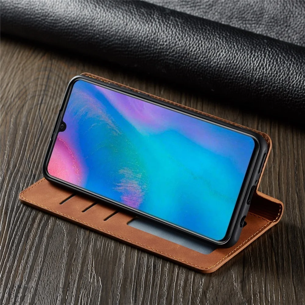 Leather Wallet Case for Huawei - Leather Folio Wallet Case ulasan dan harga