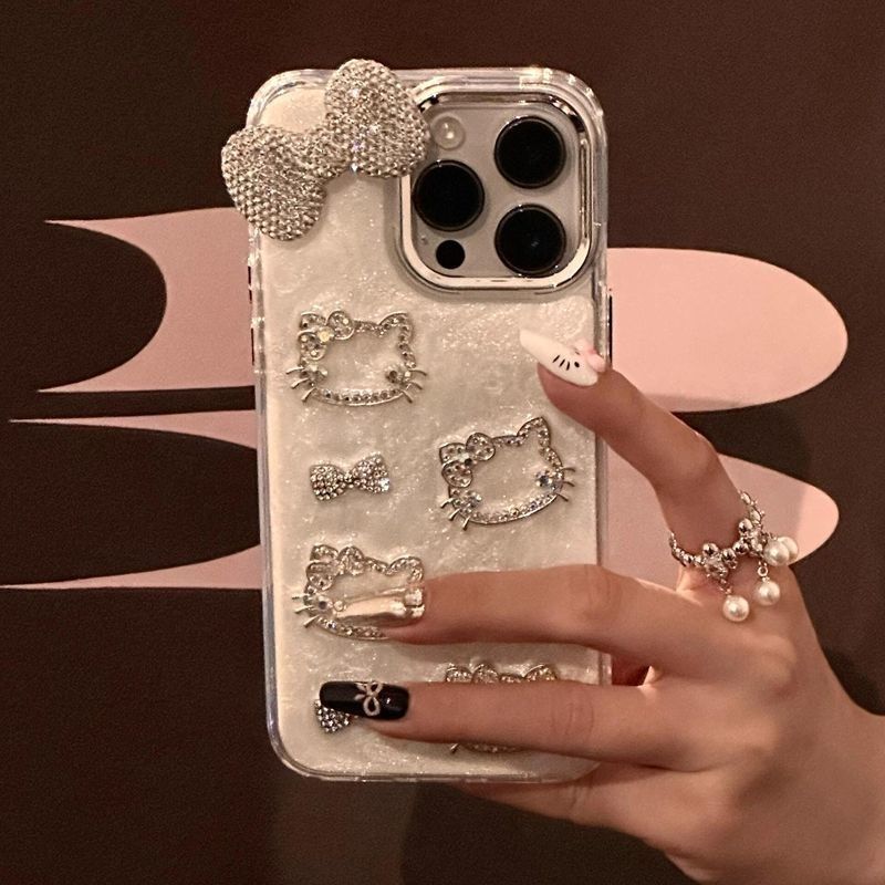 Cartoon Hello Kitty Anime Diam - Phone Cases Cool Girl ulasan dan harga