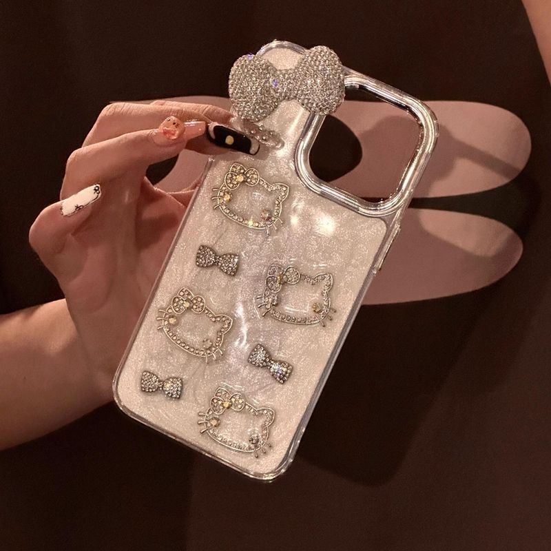 Cartoon Hello Kitty Anime Diam - Phone Cases Cool Girl ulasan dan harga