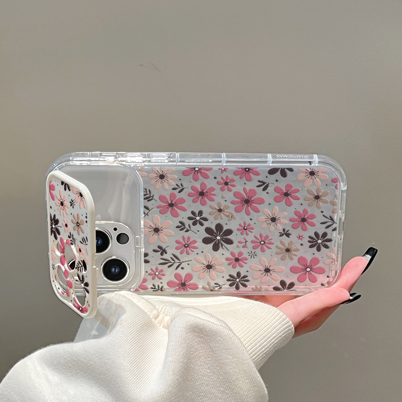 Cottagecore Pastel Pink Brown  - Phone Cases Brown ulasan dan harga
